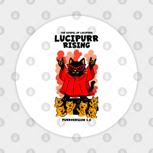 LUCIPURR RISING Magnet by Fabrik